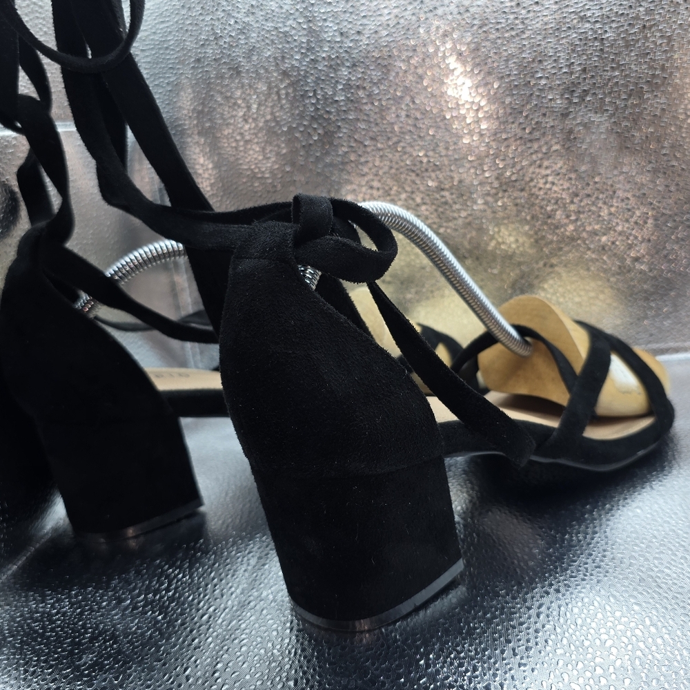 Torrid Ankle Wrap Block Heel Sandals Size 10 Wide… - image 4